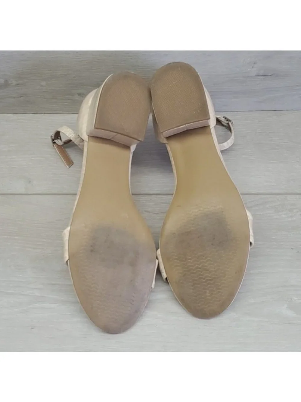 Steve Madden Women Irenee Ankle Strap Block Heels sandals shoes sz 8M